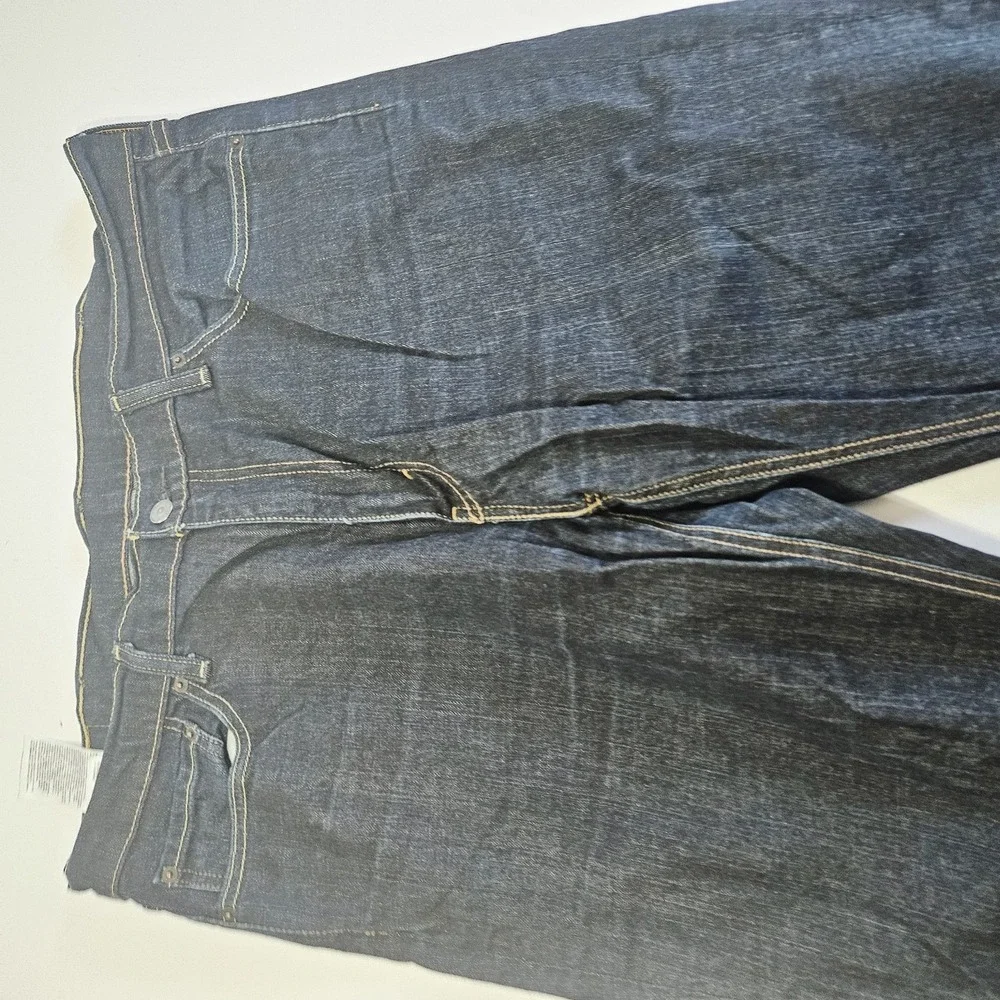 Levi Strauss 541 Men's Jeans Size 38x32 Dark Wash Denim Blue Cotton Straight Fit